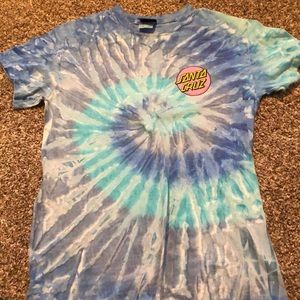 blue santa cruz shirt